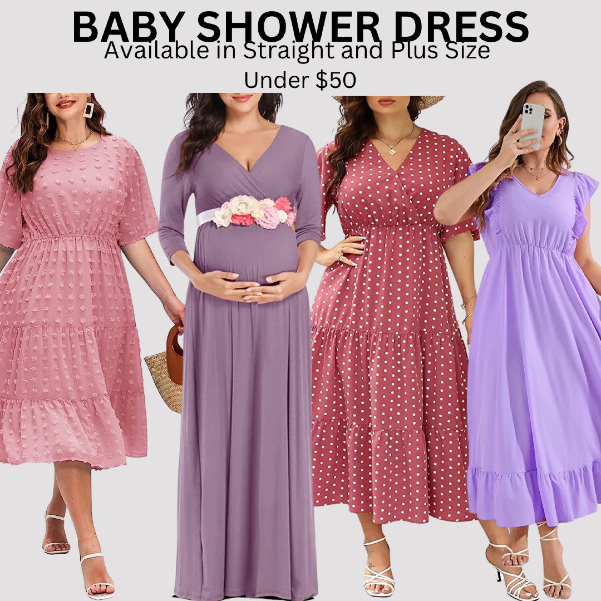 plus size baby shower dress